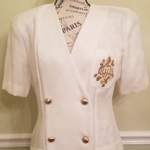 Danny & Nicole Off White Dress